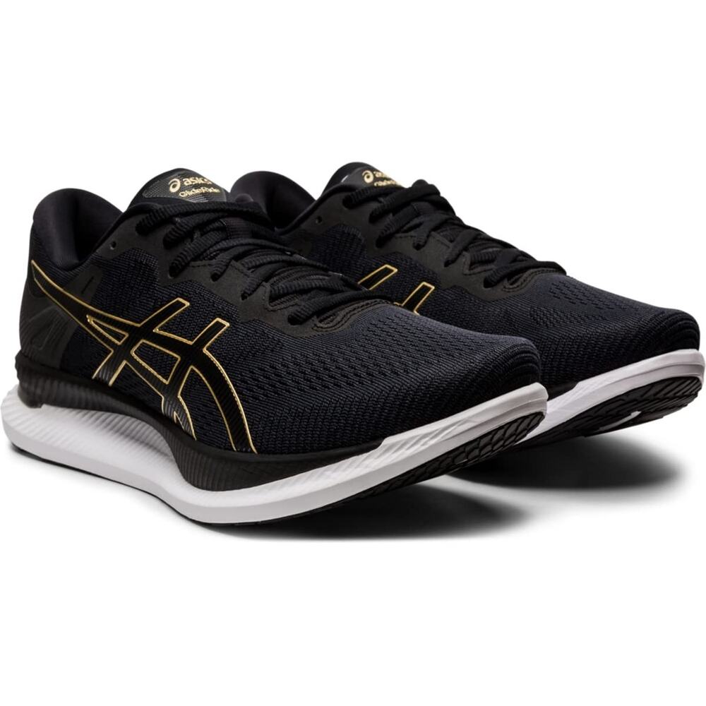 Asics GlideRide Men's running shoes Black/Pure Gold size 13 M